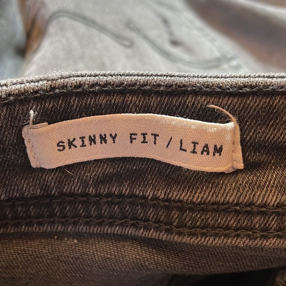 Jack & Jones Liam Skinny fit grey/black distress Jeans size 27 new witho… - Picture 7 of 7